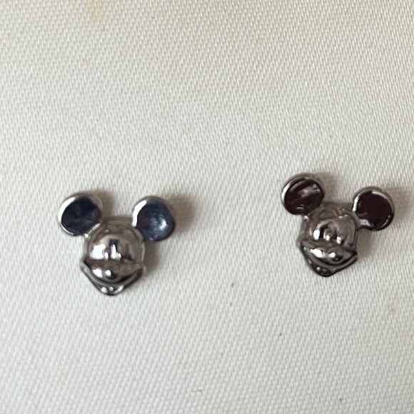 Mickey Vintage Silver plated Earrings - Picture 2 of 4